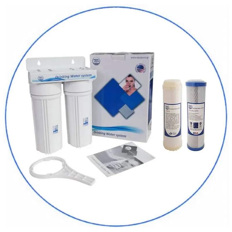Φίλτρο Κάτω Πάγκου 10″ Διπλό Υψηλής Πίεσης Aqua Pure Home UFCTO