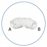 Κούμπωμα Ασφαλείας Γωνία AQ-A4ME2-W 1/8″ σε in-line 1/4″