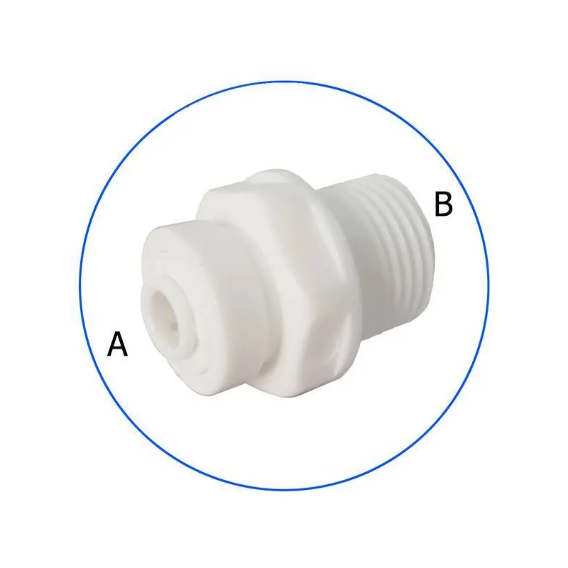 Κούμπωμα Ασφαλείας Αρσενικό 1/2″σε 1/4″ in-line για Φίλτρα Νερού AP-QT22-A