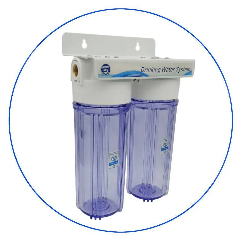 Διπλή Φιλτροθήκη Κεντρικής Παροχής 10″ PDW-FH2 12C 1/2'' της Puredry