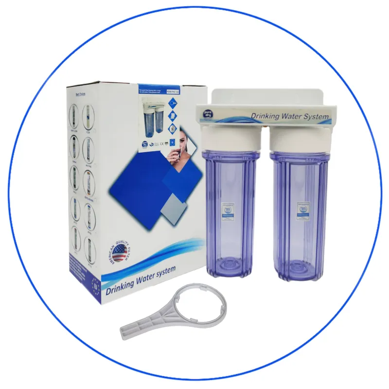 Διπλή Φιλτροθήκη Κεντρικής Παροχής 10″ PDW-FH2 12C 1/2'' της Puredry