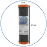Φίλτρο Συμπαγούς Ενεργού Άνθρακα FCCBL-P 10''