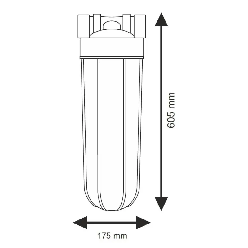 Σύστημα Φίλτρου Big Blue 20'' BBF116 της Aqua Filter
