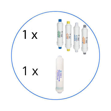 Δωδεκάμηνο Σετ Ανταλλακτικών Excito-B-YSet 5 τεμαχίων της Aqua Filter