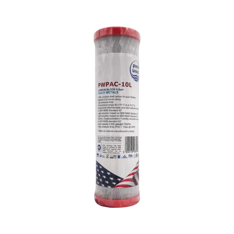 Carbon filter 0,5μm PWPCA-10L Purewave