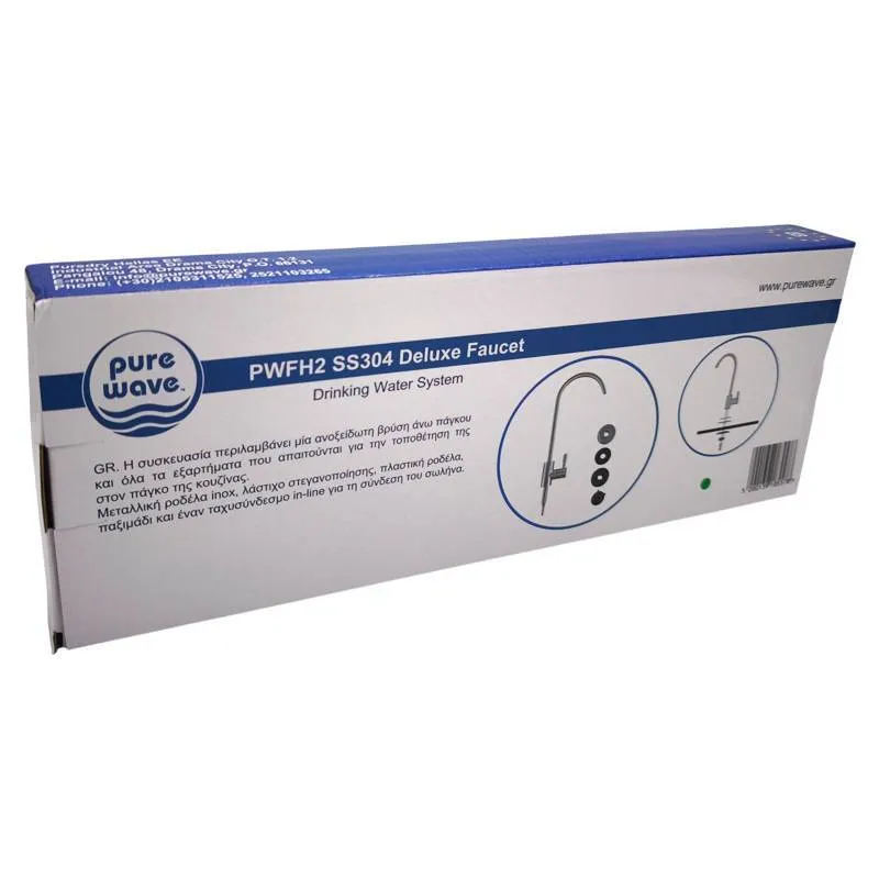 Inox faucet PWFH2 SS304 DELUXE Purewave