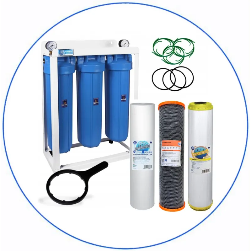 Σύστημα Φίλτρου Big Blue 20'' BBPSCSTCBLP20 της Aqua Filter