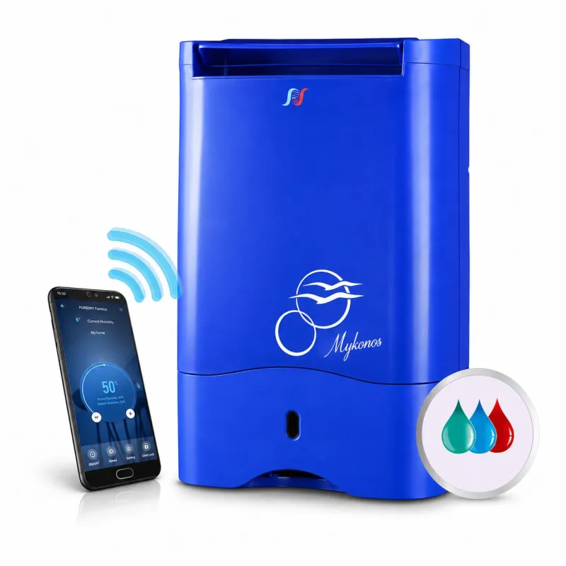 Αφυγραντήρας ζεόλιθου Puredry PDDW10300 Famous Mykonos 10L με Wi-Fi