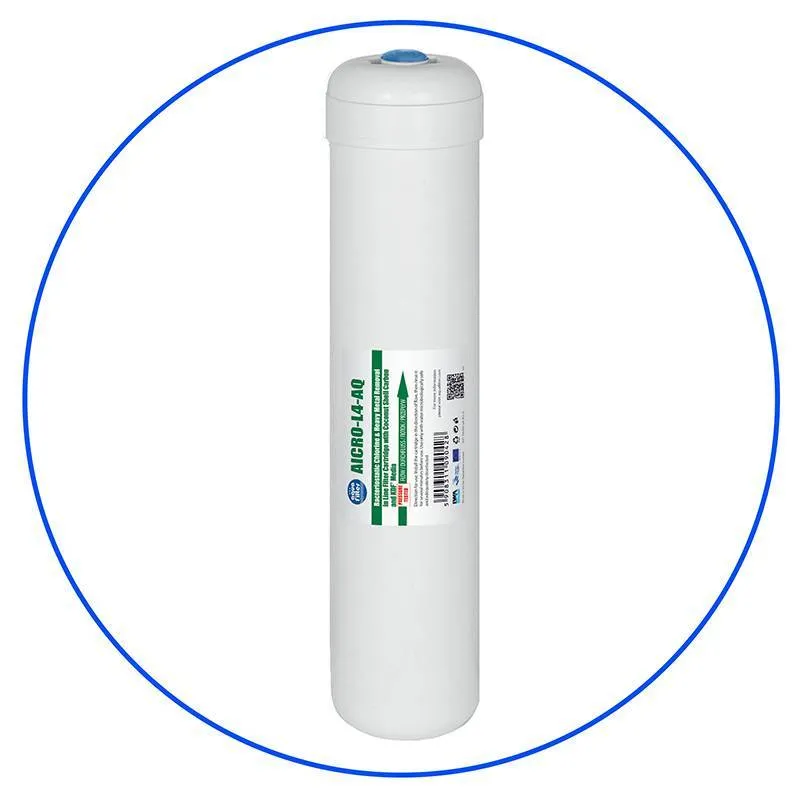 Φίλτρο Ψυγείου Ενεργού Άνθρακα XL AICRO-L4 in-line 2,5″Χ12″ Tube 1/4″ Aqua Filter.